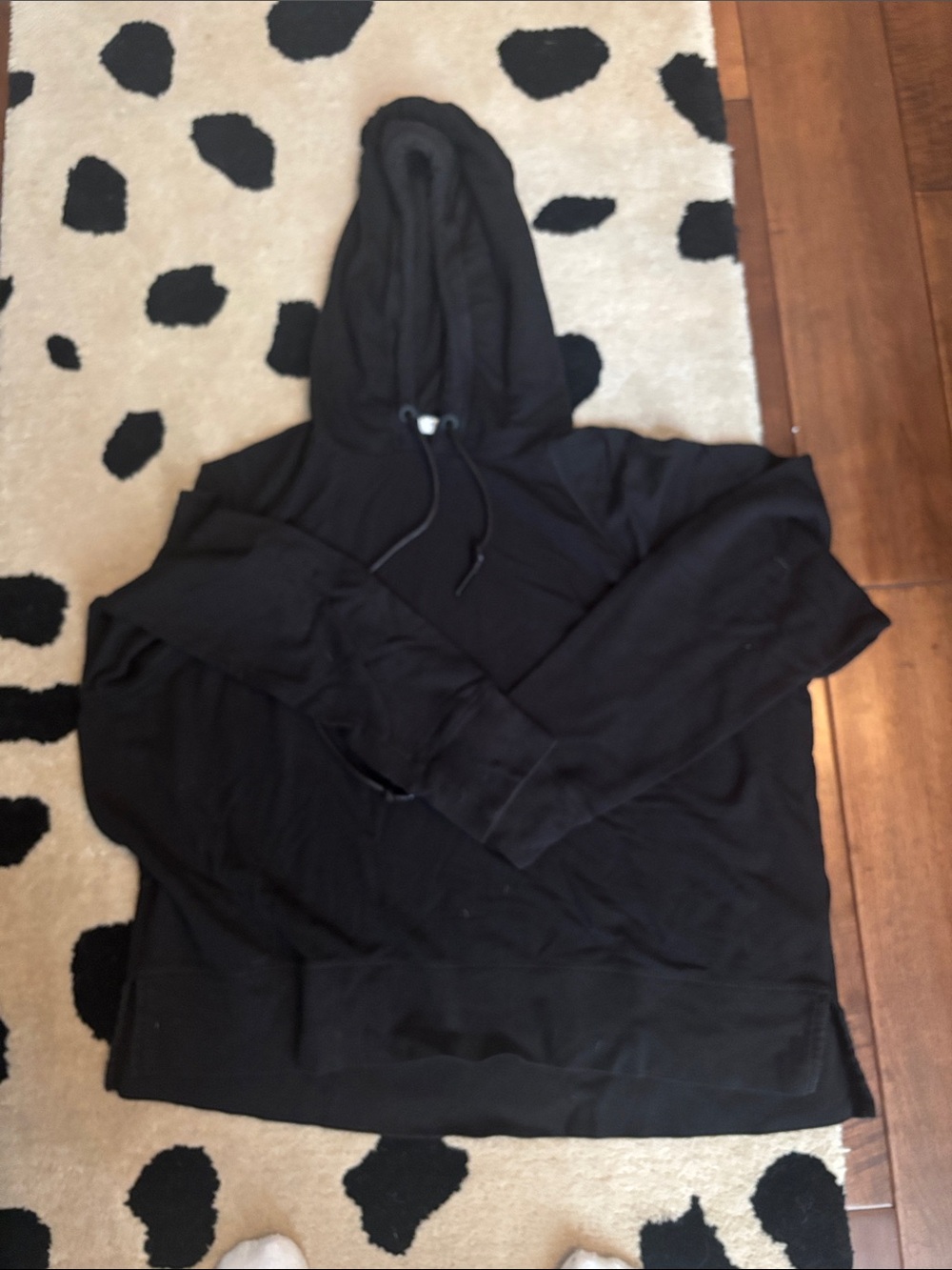 rag & bone Black soft 100% cotton Hoodie size large